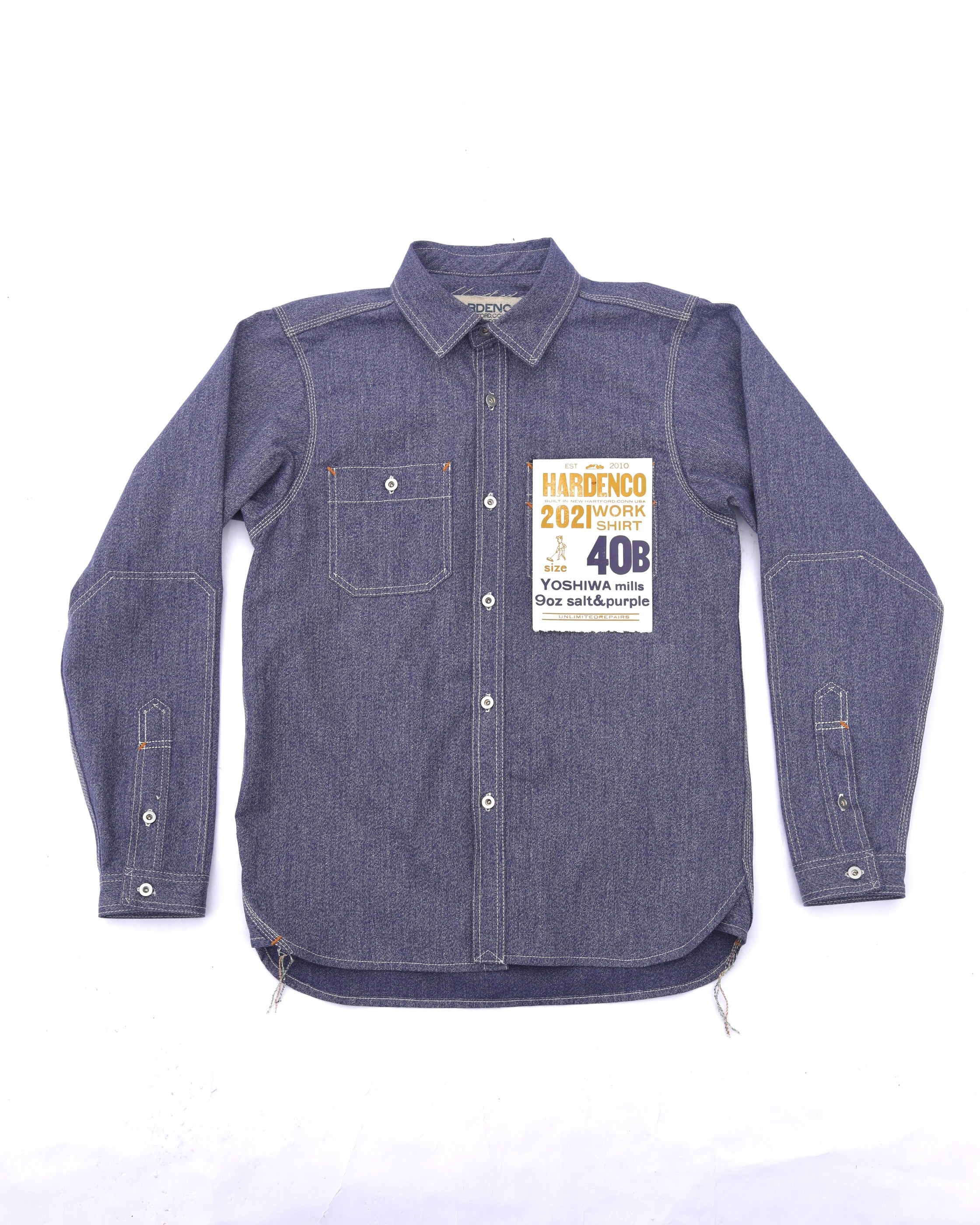 Purple store work shirt