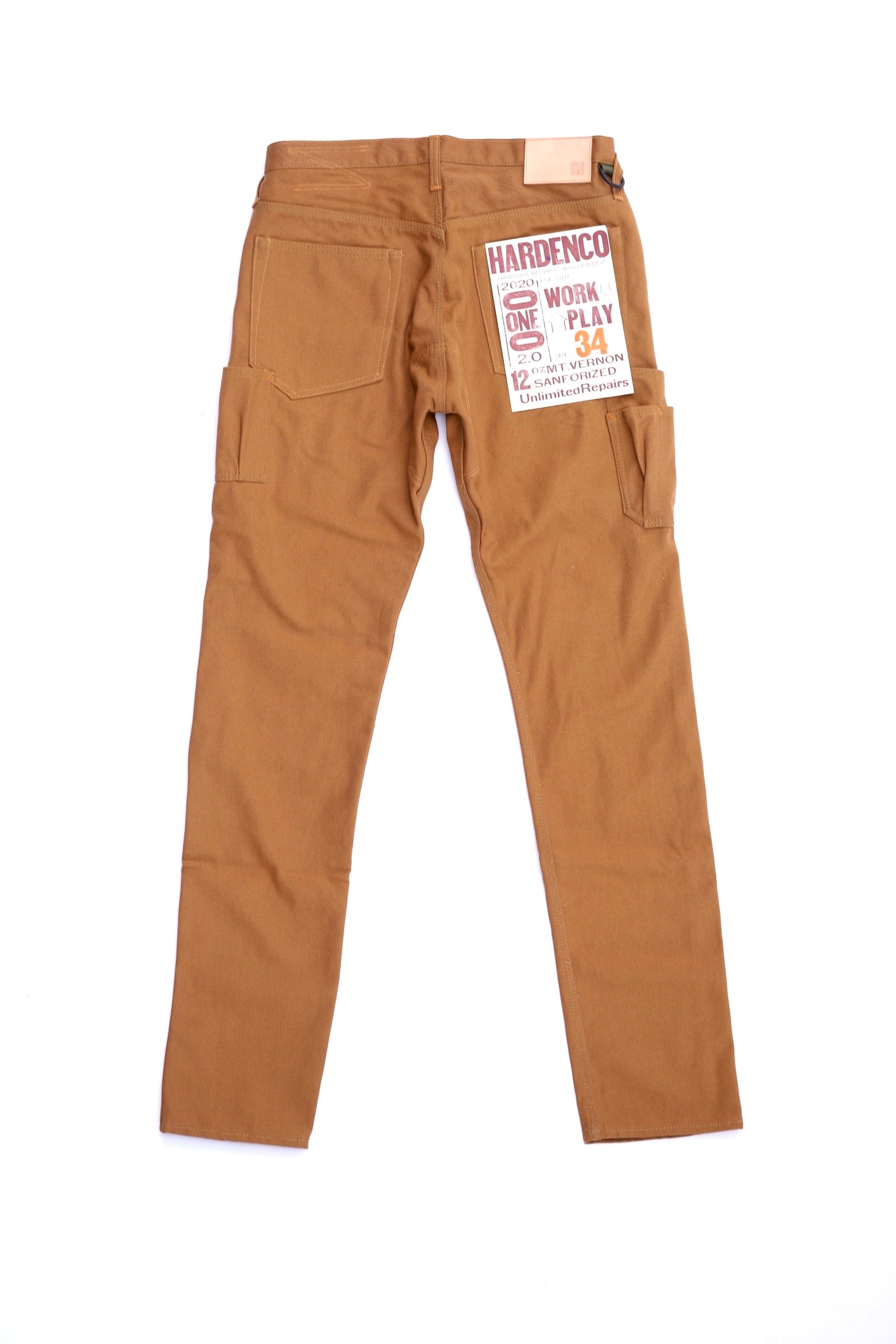 010 Brown Duck Doubleknee 12 Pocket Work Jeans