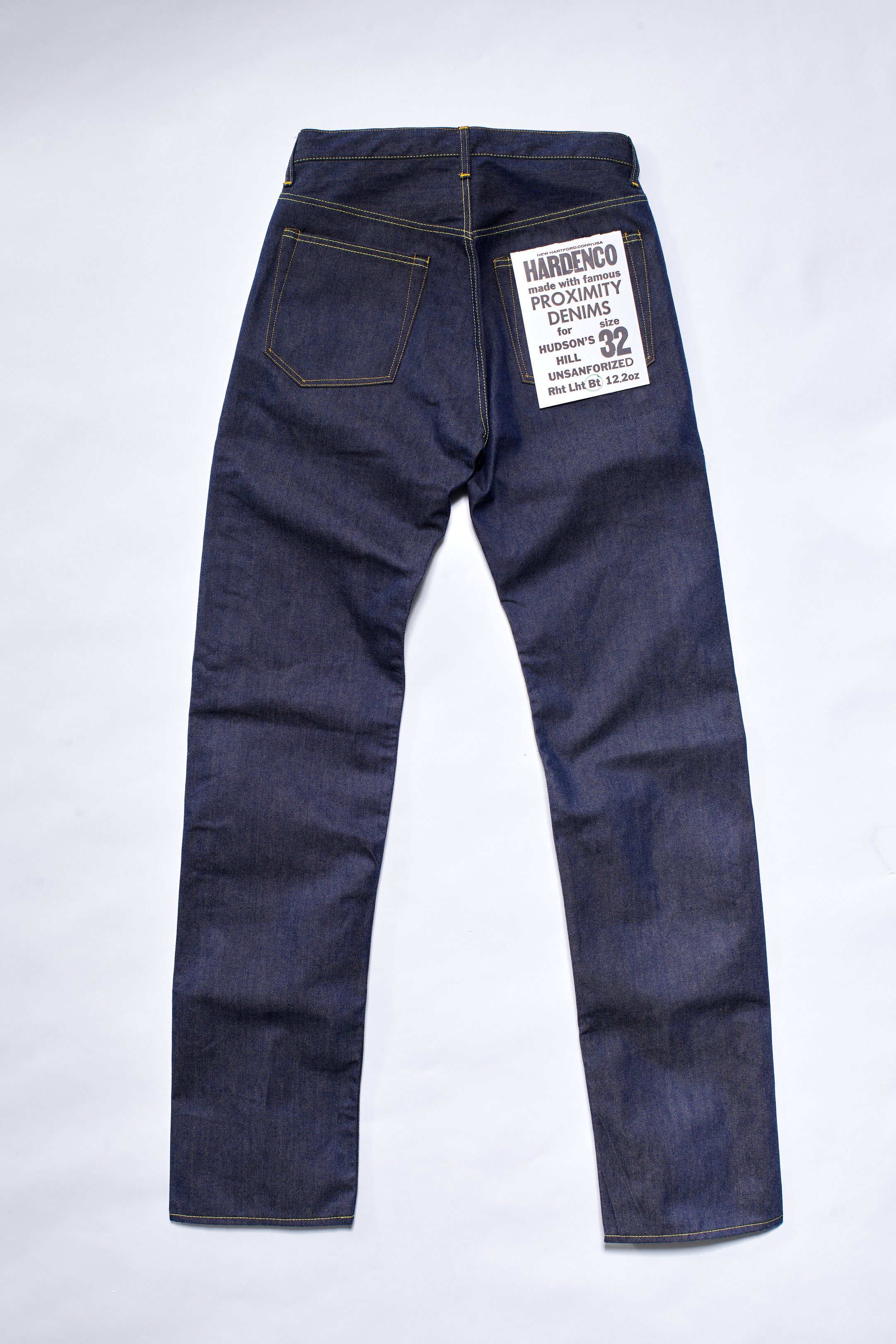 003 Unsanforized Proximity Mills Denim Jean Broken Twill – HARDENCO